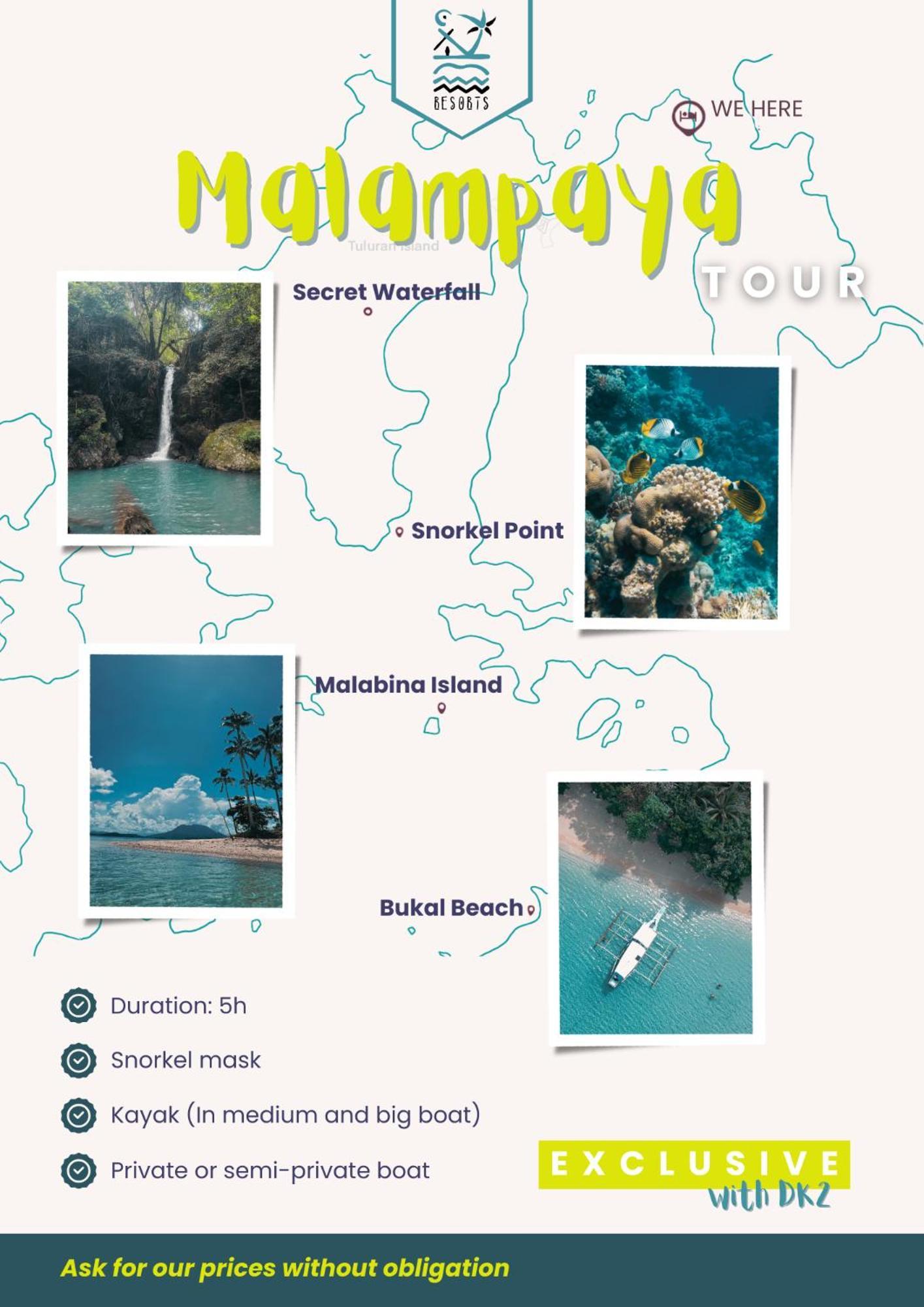 Dk2 Resort - Hidden Natural Beach Spot - Direct Tours & Fast Internet El Nido Exterior foto